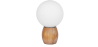 Buy Wooden lamp with  globe screen shade White 59168 - in the EU