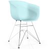 Buy Dining Chair - Scandinavian Style - Chrome Legs - Mangri Pastel blue 61730 with a guarantee
