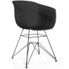 Buy Dining Chair - Scandinavian Style - Black Legs - Mangri Black 61731 - prices