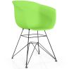Buy Dining Chair - Scandinavian Style - Black Legs - Mangri Pastel green 61731 with a guarantee