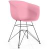 Buy Dining Chair - Scandinavian Style - Black Legs - Mangri Pink 61731 in the Europe