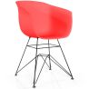Buy Dining Chair - Scandinavian Style - Black Legs - Mangri Red 61731 at MyFaktory