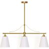 Buy Aged Gold Metal Ceiling Pendant Lamp with 3 Shades - Emberlux Gold 61736 - in the EU