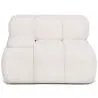 Buy Right Corner Armchair - Upholstered In Bouclé Fabric - Compatible With Modular Sofa - Bathy  White 61762 - in the EU