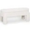 Buy Bench With Storage Upholstered In Off-White Bouclé Fabric – Modern Seat For Living Room And Bedroom - Kylna White 61772 - in the EU