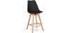 Buy Premium Brielle Scandinavian design bar stool with cushion - Wood Black 59278 - prices