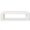 Buy Bench Upholstered In White Bouclé Fabric - Modern Elegant Minimalist - Elvara White 61779 - in the EU