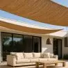 Buy Coconut fiber awning 10x2M - 100 % Natural shade sail Beige 61803 - in the EU