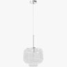 Buy Modern Glass Pendant Lamp - Adjustable Cable - Svalir Silver 61817 - in the EU