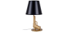 Buy Design Table Lamp Metal - Woody Gold 22731 - in the EU