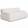 Buy Modular Sofa Upholstered in Bouclé Fabric – 2/3 Seater – Bathy White 61822 - in the EU