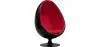 Buy Armchair Ele Chair Style - Black exterior -  Fabric Red 59312 in the Europe