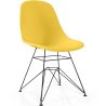 Buy Dining Chair with Metal Legs – Modern Design – Brielle  Yellow 61833 - prices