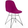 Buy Dining Chair with Metal Legs – Modern Design – Brielle  Mauve 61833 in the Europe