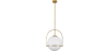 Buy Anette pendant lamp - Metal and crystal Gold 59329 - in the EU