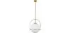 Buy Anette pendant lamp - Metal and crystal Gold 59329 - in the EU