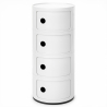 Buy Plastic Storage Chest - 4 Drawers - Modern Glossy Organizer - New Bili 4 White 61845 - in the EU