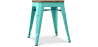 Buy Bistrot Metalix Stool wooden - Metal - 45 cm Pastel green 58350 with a guarantee