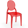 Buy Dining Chair Transparent - Victoria Ghost Style Red transparent 61536 with a guarantee