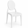 Buy Dining Chair Transparent - Victoria Ghost Style White 61536 - in the EU