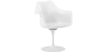 Buy Dining Chair with Armrests - White Swivel Chair - Tulipan White 59259 in the Europe