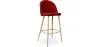 Buy Fabric Upholstered Stool - Scandinavian Design - 76cm - Bennett Red 59356 in the Europe