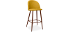 Buy Fabric Upholstered Stool - Scandinavian Design - 73cm - Bennett Yellow 59357 - in the EU