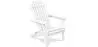 Buy Adirondack Garden Chair - Wood White 59415 at MyFaktory