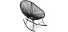 Buy Acapulco Rocking Chair - Black legs  Black 59411 - in the EU