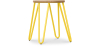 Buy Hairpin Stool - 44cm - Light wood and metal Yellow 59488 - prices