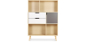 Buy Wooden Bookshelf - Scandinavian Design - Polani Natural wood 59648 - in the EU