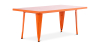 Buy Bistrot Metalix Kid Table 120 cm - Metal Orange 59686 - prices