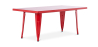 Buy Bistrot Metalix Kid Table 120 cm - Metal Red 59686 in the Europe