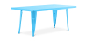Buy Bistrot Metalix Kid Table 120 cm - Metal Turquoise 59686 - prices
