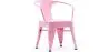 Buy Bistrot Metalix Kid Chair with armrest - Metal Pink 59684 - in the EU