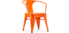 Buy Bistrot Metalix Kid Chair with armrest - Metal Orange 59684 in the Europe