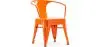 Buy Bistrot Metalix Kid Chair with armrest - Metal Orange 59684 in the Europe