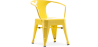 Buy Bistrot Metalix Kid Chair with armrest - Metal Yellow 59684 home delivery