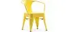 Buy Bistrot Metalix Kid Chair with armrest - Metal Yellow 59684 home delivery