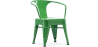 Buy Bistrot Metalix Kid Chair with armrest - Metal Green 59684 with a guarantee
