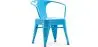 Buy Bistrot Metalix Kid Chair with armrest - Metal Turquoise 59684 - in the EU