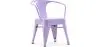 Buy Bistrot Metalix Kid Chair with armrest - Metal Purple 59684 at MyFaktory