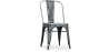 Buy Bistrot Metalix style chair square Seat - New edition - Metal Industriel 59687 - in the EU