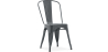 Buy Dining Chair Bistrot Industrial design Metalix 5Kg - New edition Dark grey 59802 - prices