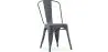 Buy Dining Chair Bistrot Industrial design Metalix 5Kg - New edition Dark grey 59802 - in the EU