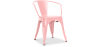 Buy  Bistrot Metalix chair with armrests New Edition - Metal Pink 59809 - prices