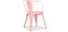Buy  Bistrot Metalix chair with armrests New Edition - Metal Pink 59809 - in the EU