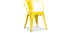 Buy  Bistrot Metalix chair with armrests New Edition - Metal Yellow 59809 - in the EU