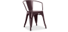 Buy  Bistrot Metalix chair with armrests New Edition - Metal Bronze 59809 in the Europe