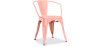 Buy  Bistrot Metalix chair with armrests New Edition - Metal Pastel orange 59809 with a guarantee